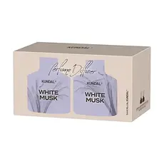 Аромадифузор для дому Білий Мускус Kundal Perfume Diffuser White Musk 200ml*2 (набір 2 шт)