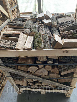 Дрова дубові сухі по 25-30см в ящику, фото 1