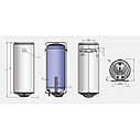 Водонагрівач Eldom Style DRY 30 SLIM 2x0.8 kW 72269WD, фото 8