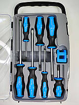 Набір інструментів 3в1 (набір 72 од + набір викруток професійних у кейсі 7 од з намагнічувачем + магніт на гнучкому подовжувачі), фото 5