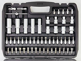 Набір інструментів 5в1 (набір 108 од, ключі на полотні, набір викруток 18 од, гнутий підовжувач і набір викруток професійних у, фото 3