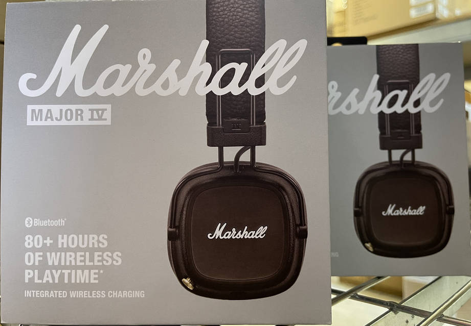 Навушники з мікрофоном Marshall Major IV Black (1005773): продаж