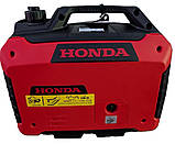 Інверторний електрогенератор Honda EU22i компактний бензиновий стартер ручний 2,3 кВт, фото 9