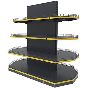 Торговий стелаж TSО-3 (1815х950) острівний