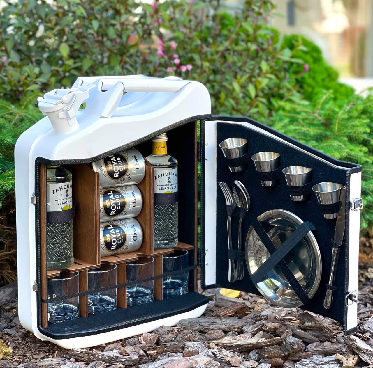 Каністра бар 20 л білого кольору, кращий подарунок чоловікові, другу,татові, шефу, фото 1