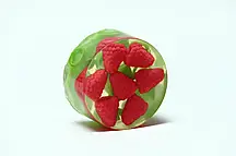 Натуральне мило-шайба "Троянда-Малина" 140 г