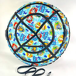 Санки-тюбінг “Щенячий патруль” 120 см — зимовий пончик для дітей, яскравий дизайн, надувна ватрушка