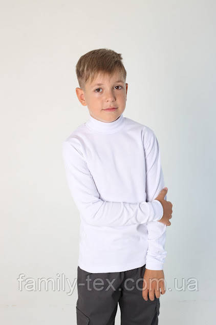 Біла водолазка, класична, SmileTime Classic White, фото 1