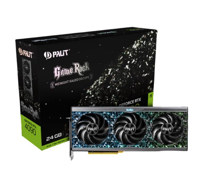 Відеокарта GeForce RTX 4090 24GB Palit GameRock (NED4090019SB-1020G) Б/В