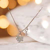 Жіноче Модне Намисто з підвіскою у Формі Штучне серце-Ключа для Повсякденного Ношіння, Вечірок і Подарунків