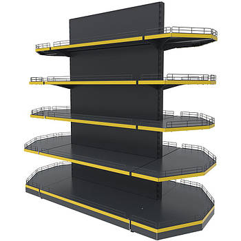 Торговий стелаж TSО-6 (2035х1200) острівний