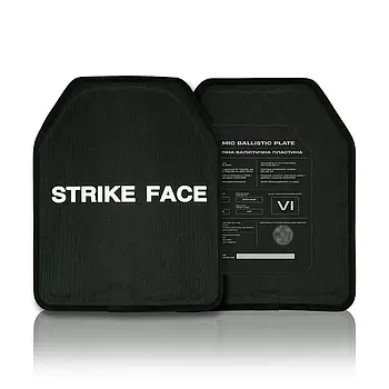 Комплект бронепластин (комплект 2 шт.) NIJ IV (6 клас ДСТУ) . Вага 2.8 кг 25х30см