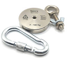 Пошуковий односторонній магніт силою зчеплення 100 кг