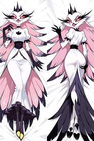 Дакімакура 150х50см Стелла Адський бос Stella Heluva Boss Готель Хазбін Hazbin Hote Подушка з наволочкою двостороння