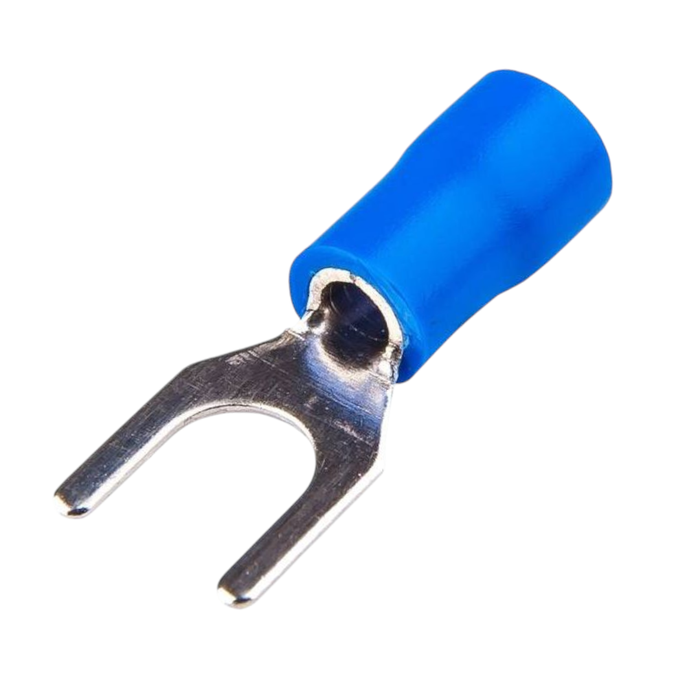 Наконечник вилковий SV 2-5 із ізоляцією ПВХ 50 шт./пач.,наконечник з ізоляцією, кабельний наконечник