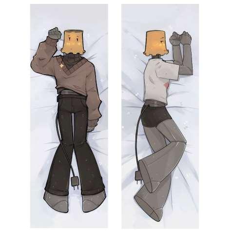 Наволочка 150 х 50 см Ламперт Роблокс Lampert Roblox Regretevator тільки наволочка для Дакімакури двостороння, фото 1