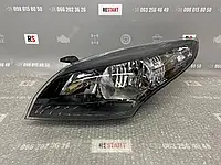 Фара левая на Renault Megane 3 черная оригинал (Рено Меган 3) 2008 2013 260609396R