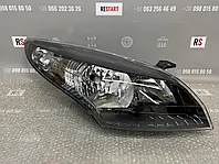 Фара правая на Renault Megane 3 черная оригинал (Рено Меган 3) 2008 2013 260102212R
