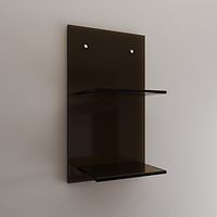 Полиця для квітів з тонованого скла 440х250мм