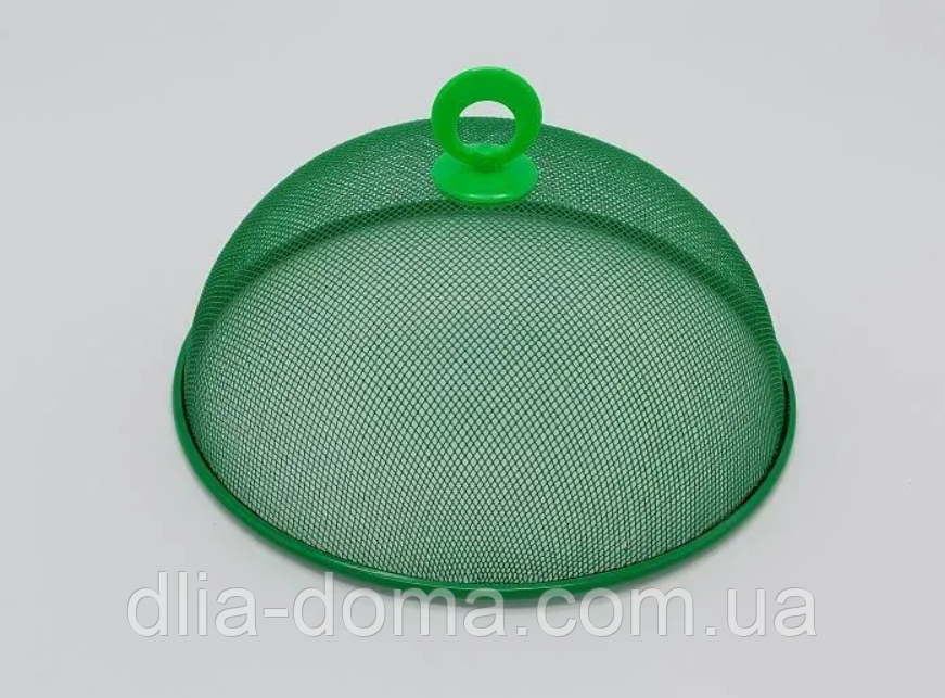 Екран для захисту від бризок для сковороди кольоровий з ручкою О24, фото 1