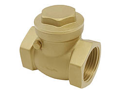 Клапан горизонтальний хлопковий ASCO, 1/2" В, латунь AS-K-20.201