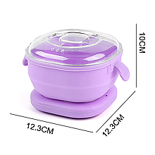 Силіконовий воскоплав для депіляції Wax Warmer бузковий