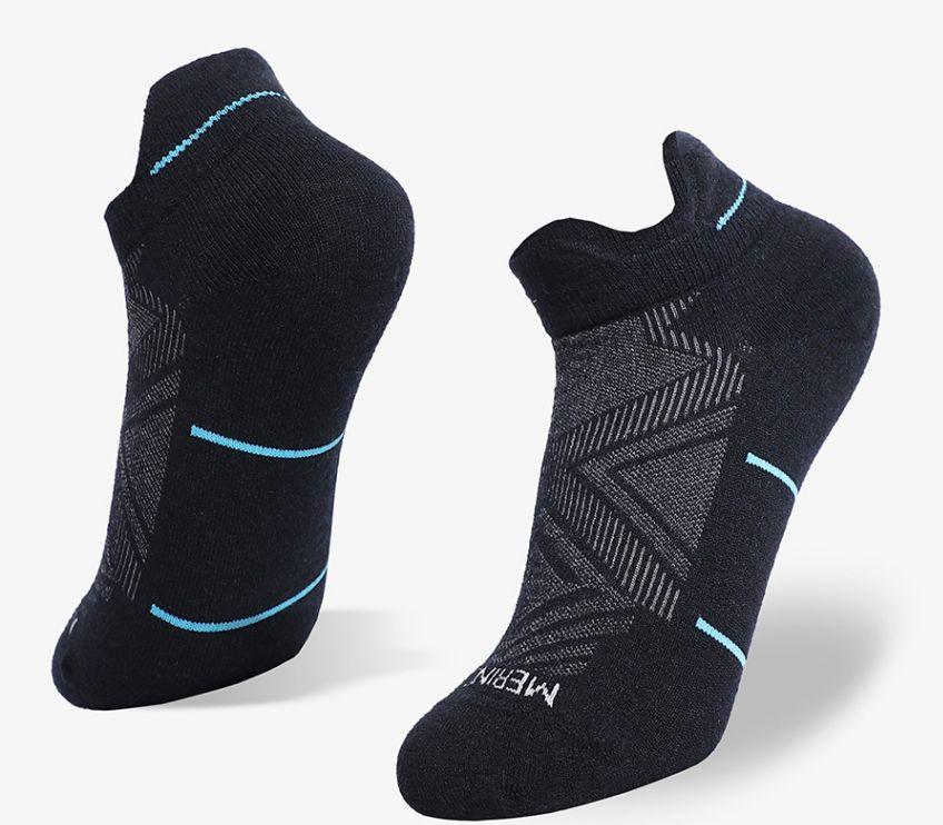 Спортивні короткі шкарпетки Grey Prep Arer (38-42) Merino тонкі