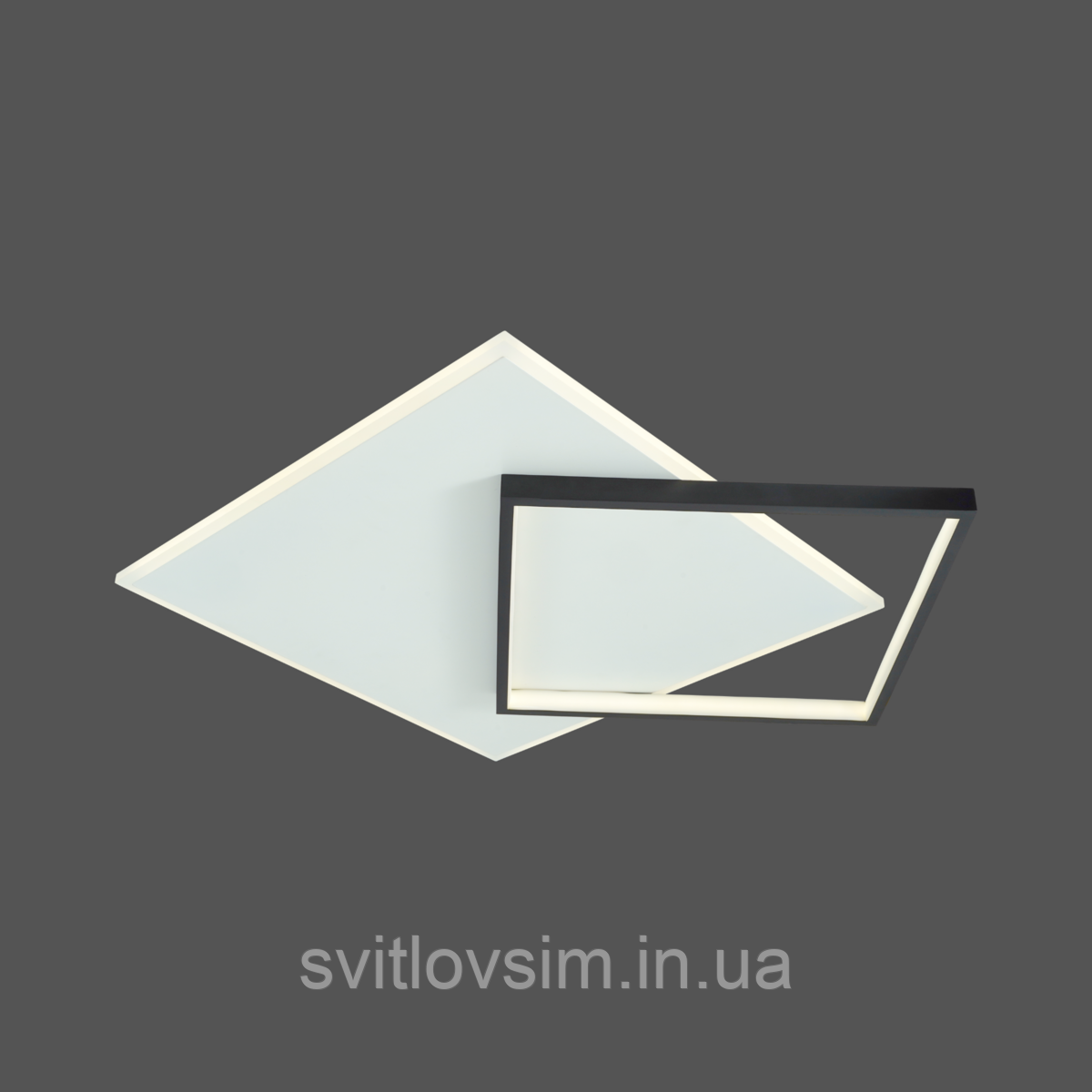 Люстра світлодіодна акрилова VALESO 2023226 WT+BK, фото 1