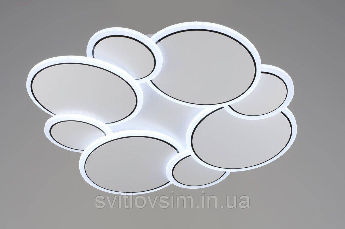 Люстра світлодіодна акрилова стельова Sirius YH1335/112W, фото 1
