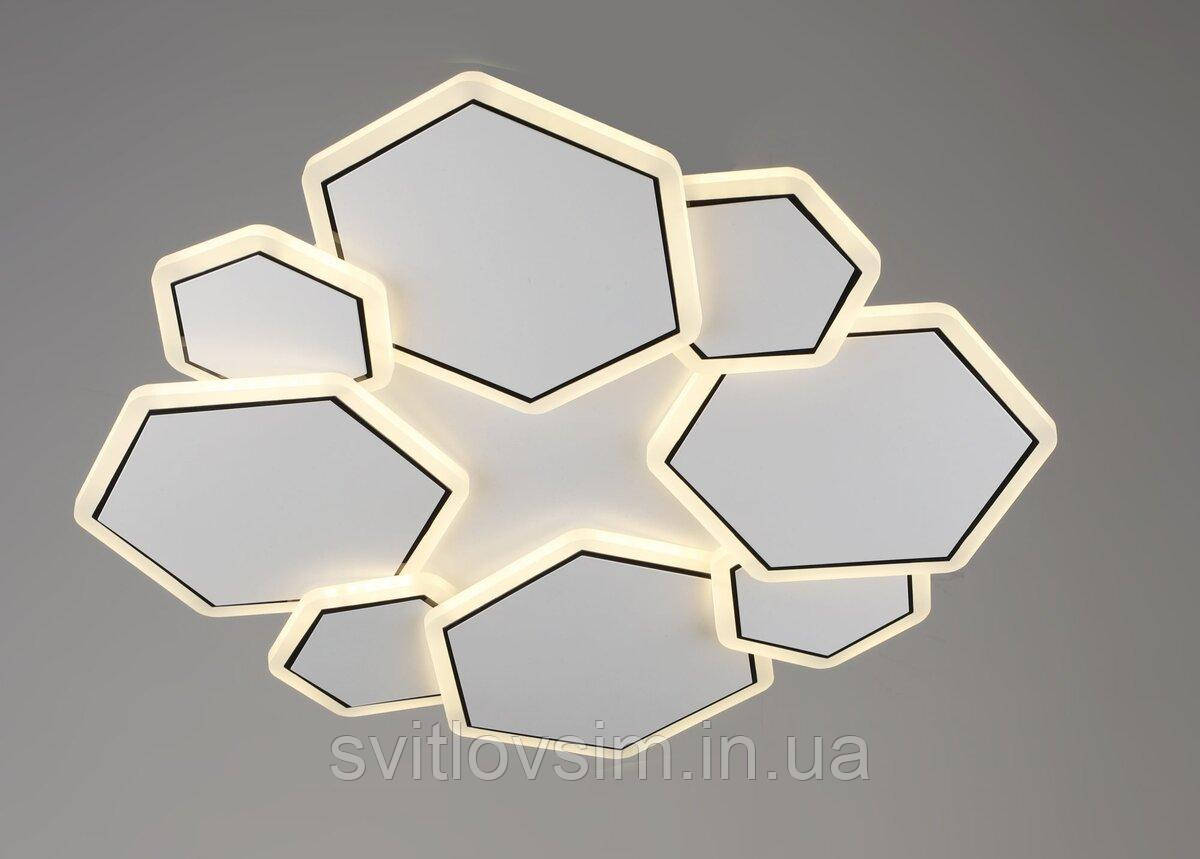 Люстра світлодіодна акрилова стельова Sirius YH1336/112W, фото 1