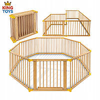 Манеж дерев’яний для дітей «Безпечний простір»