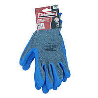 Рукавички поліестер з латексним покриттям розмір 8 Haisser 211438