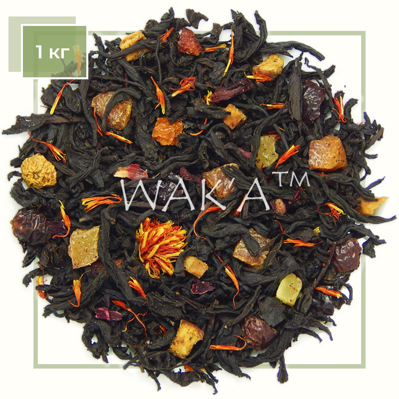 Чай чорний КАРИБСЬКИЙ ВІТЕР TM WAKA, 1кг