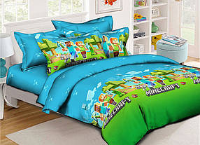 Дитяча постільна білизна ТЕТ Ранфорс Майнкрафт 100% бавовна