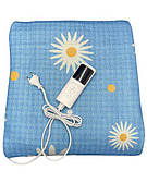 Електропростирадло з підігрівом з поліестеру Electric Blanket автовідключення 150*180 см Блакитна120 Вт