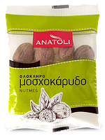 Мускатний горіх (цілий), 6 шт. в упаковці (ANATOLI), 30 г