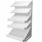 Стелаж овочевий металевий 2350х1200 мм ТИП 7, приставний стелаж під ящики для овочів та фруктів, торговий стелаж для фруктів, фото 3