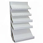 Стелаж овочевий металевий 2350х1200 мм ТИП 7, приставний стелаж під ящики для овочів та фруктів, торговий стелаж для фруктів, фото 4