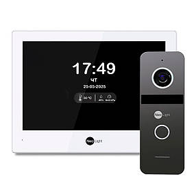 Комплект Wi-Fi  IP-відеодомофон 8 дюймів та викличної панелі NeoLight Solo IPW Graphite
