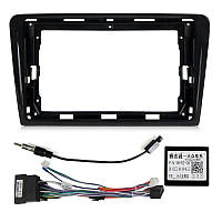 Перехідний штатний комплект із проводкою до Android магнітоли Skoda Rapid 2012-2018 Type 1