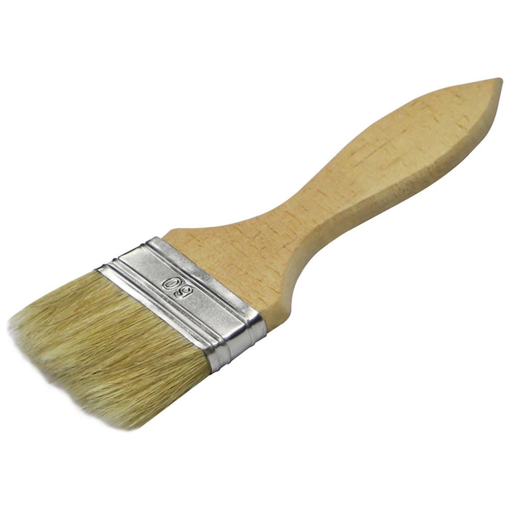 Кисть флейцевая, дерев'яна ручка 60/14 (700-104)