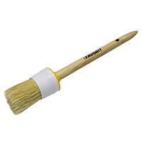 Пензель круглий, пластиковий обойма, № 08, 35мм (701-403)