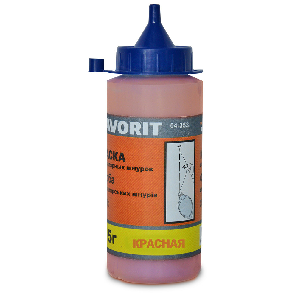 Фарба для малярних шнурів 115 г, червона (704-353)