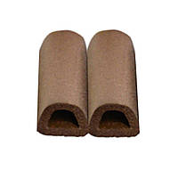 Ущільнювач самоклеючий 100 м, коричневий, тип D (710-772)