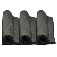 Ущільнювач самоклеючий 100м, чорний, тип P (710-779)