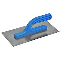 Гладилка нержавіюча з платмассовой ручкою 125х270 мм зуб 12х12мм (708-005)