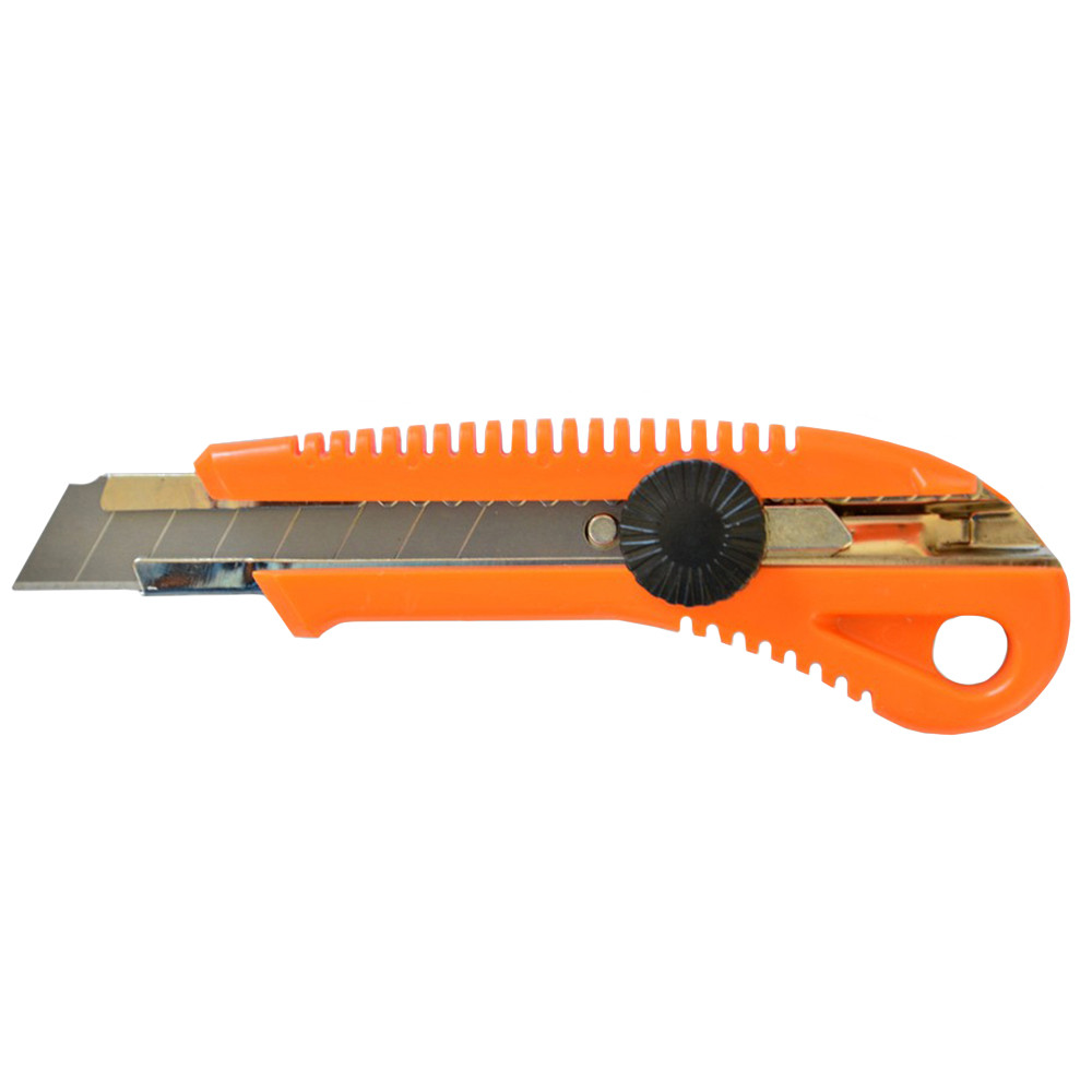 Ніж з блоком фіксатором зміцнений 18 мм (713-215)