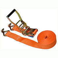 Стяжний ремінь з тріскачкою 4т/50 мм х 4 м (752-421)