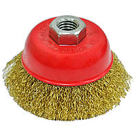 Щітка-крацовка Чашка латунна 100 мм (718-092)