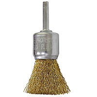 Щітка-крацовка Чашка зі шпилькою, латунна 24 мм (718-081)